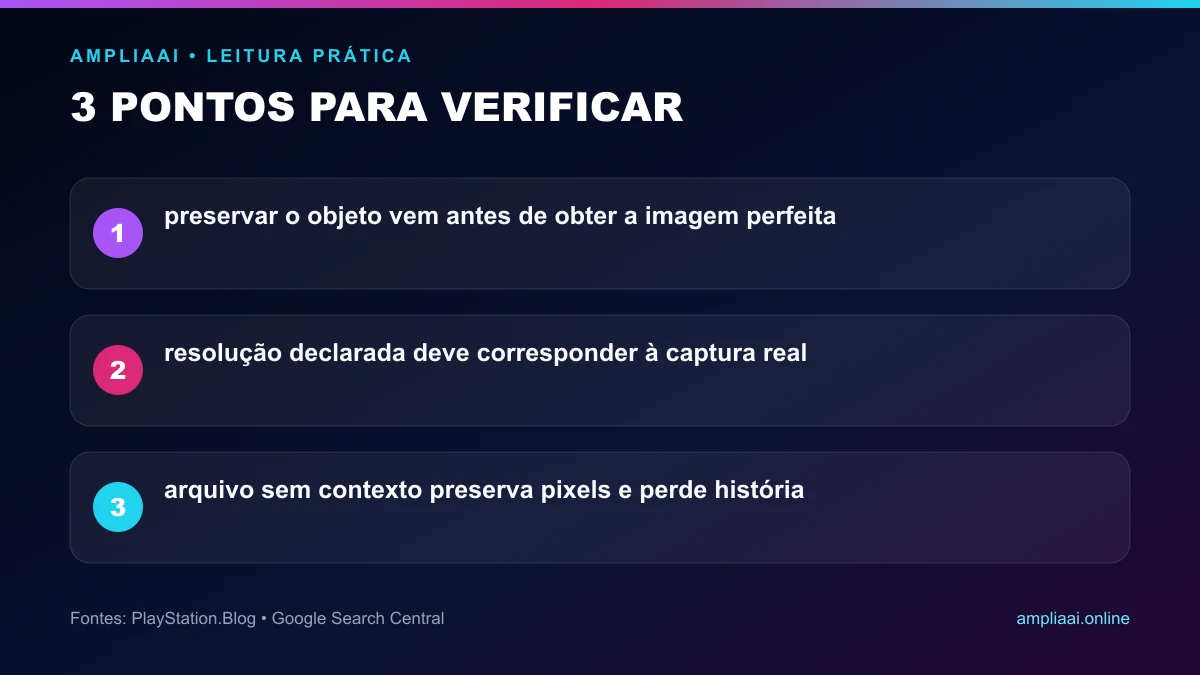 Três pontos para verificar em Preserve capas e manuais agora, antes que o físico desapareça
