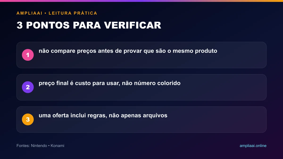 Três pontos para verificar em Promoção digital não é economia até passar por 12 checagens