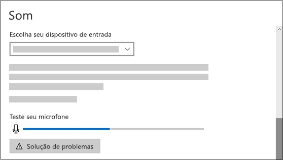 Exemplo da tela de teste no Windows 10