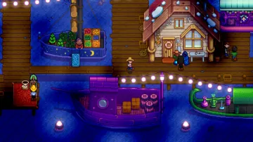 Screenshot oficial do Mercado Noturno de Stardew Valley